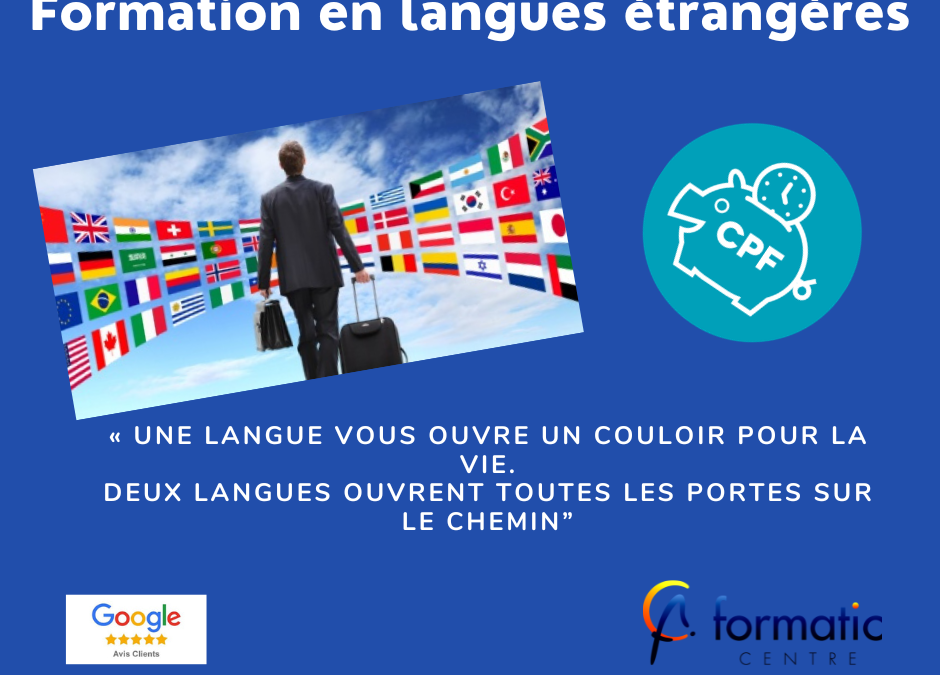 Formation en Anglais à Tours (ou dans n&rsquo;importe quels lieux et toutes les langues)